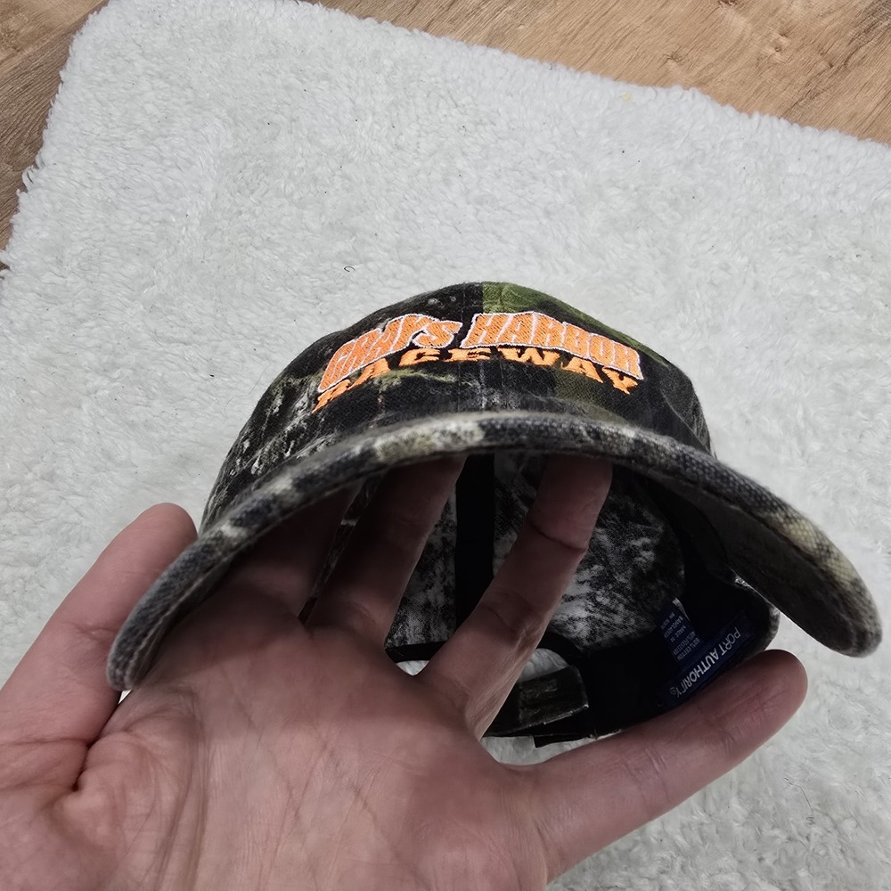 Grays Harbor Raceway Camo Hat Port Authority Mossy Oak Break-Up Baseball Cap - Picture 4 of 9